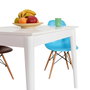 Hanah Home Mesa de Comedor Blanca Mms-504-Dd-2